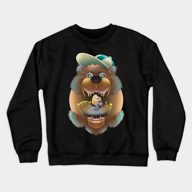 goldilocks Crewneck Sweatshirt by Quemasangre